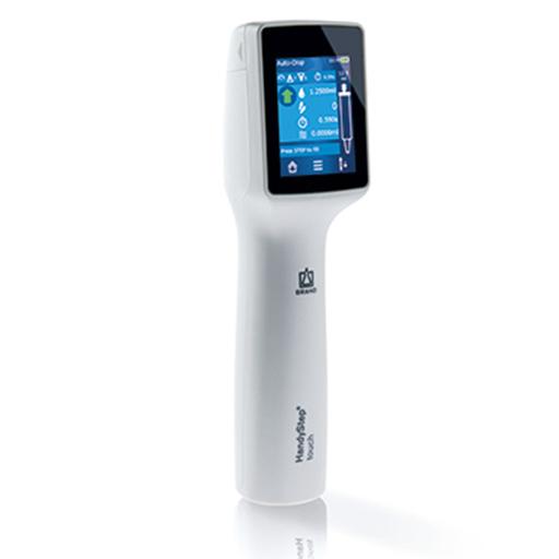 HandyStep Touch Electronic Repeater Pipette A touchscreen electronic repeater pipette, ideal for high volume use and improved ergonomics.