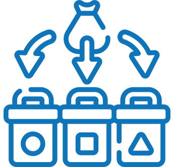 Separate your vacuum aspirator liquid waste. Use containers to separate your vacuum aspirator waste.
