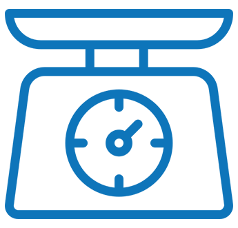 Weight is a primary factor for an ergonomic pipettor. .