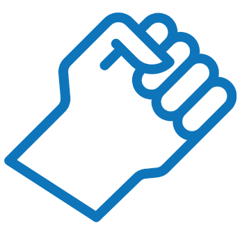 Your pipettor should feel comfortable in your hand. Yoru hand assumes a natural shape when closed. Your pipettor should fit comfortably in that space.